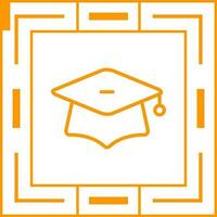 diploma uitreiking pet vector icoon