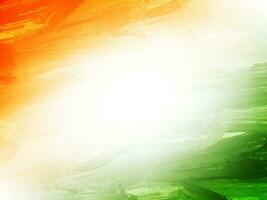 decoratief Indisch vlag thema onafhankelijkheid dag 15e augustus driekleur achtergrond vector