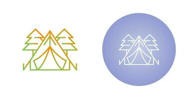 tent vector pictogram