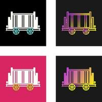 trolley vector pictogram vector