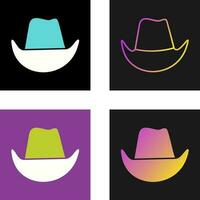 cowboy hoed vector icoon