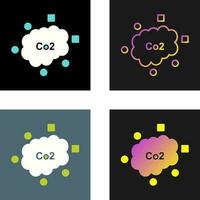 koolstofdioxide vector icoon