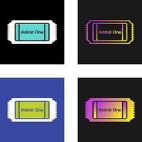 film ticket vector icoon