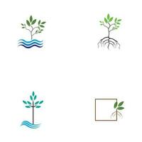 mangrove logo symbool vector