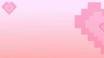 roze hart vormig papier besnoeiing valentijnsdag dag achtergrond vector