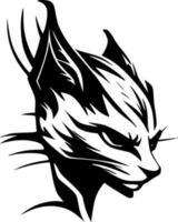 wilde kat - hoog kwaliteit vector logo - vector illustratie ideaal voor t-shirt grafisch