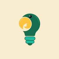 papegaai lamp logo sjabloon, voor dierentuin, bedrijf logo gebruik en andere toepassingen. vector