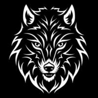 vector wolf hoofd