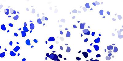 lichtblauwe vectorsjabloon met abstracte vormen vector