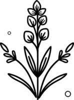 lavendel - hoog kwaliteit vector logo - vector illustratie ideaal voor t-shirt grafisch