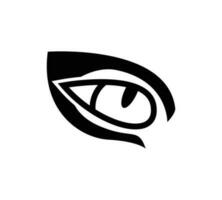 oog logo met kat oog referentie. vector