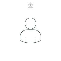 persoon mensen icoon symbool vector illustratie geïsoleerd Aan wit achtergrond