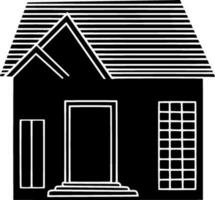 huis glyph icoon vector