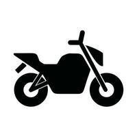 motorfiets icoon silhouet logo vector