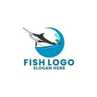 vis gemakkelijk logo icoon vector, vis lijn illustratie logo sjabloon vector