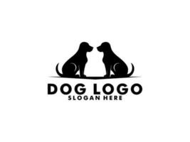 hond poot logo vector, gemakkelijk minimaal hond zorg logo ontwerp, silhouet poot logo vector