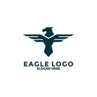 adelaar vogel logo vector sjabloon. adelaar logo icoon, bedrijf logo concept