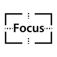 focus icoon. het richten icoon. vector. vector