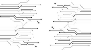 stroomkring bord technologie achtergrond. toekomst elektronica tech concept. beweging. vector illustratie element