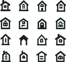 huis icoon huis vector illustratie symbool