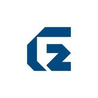 brief g2 logo. zeshoek logo ontwerp. logo initialen zeshoek vorm vector