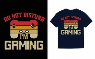 gaming t overhemd ontwerp, t overhemd vector