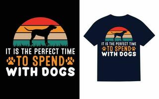 honden t-shirt ontwerp vector