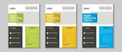 kleurrijk zakelijke en bedrijf folder verzameling, zakelijke poster, folder bundel, mega reeks brochure, jaar- rapport, voorstel, brochure, bedrijf profiel, afzet poster en a4 lay-out met mockup vector