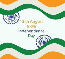 indische onafhankelijkheidsdag vector