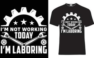 Dag van de Arbeid t-shirt vector