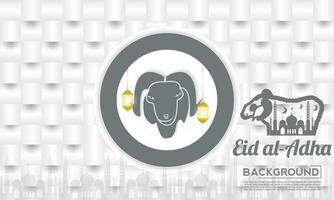 eid al adha abstract achtergrond vector