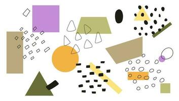 creatief abstract achtergrond voor ontwerp met geometrie vormen. sjabloon vector illustratie.