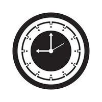 tijd icoon met een wit achtergrond, klok symbool, stopwatch teken, vector illustratie element