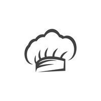 hoed chef icoon en symbool vector sjabloon