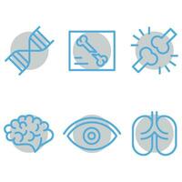 medisch pictogrammen reeks voor u downloaden vector