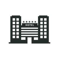 hotel icoon grafisch vector ontwerp illustratie