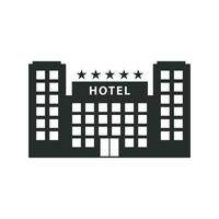 hotel icoon grafisch vector ontwerp illustratie