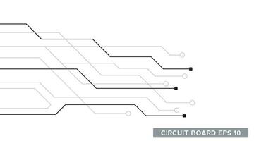 stroomkring bord technologie achtergrond. toekomst elektronica tech concept. beweging. vector illustratie element