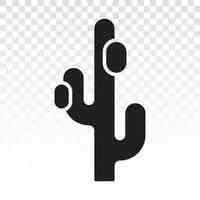 cactus planten of saguaro cactus vlak pictogrammen voor apps en website vector