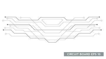 stroomkring bord technologie achtergrond. toekomst elektronica tech concept. beweging. vector illustratie element