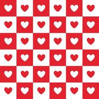 liefde hart naadloos patroon ontwerp vector achtergrond. naadloos patroon Aan Valentijnsdag dag. de naadloos structuur met hart.