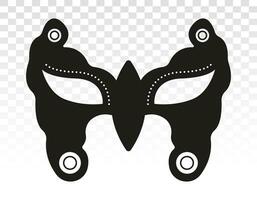 carnaval of festival vermomming gezicht masker vlak icoon voor apps en website vector