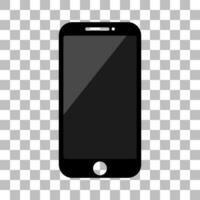 mobiel telefoon met een blanco scherm vector