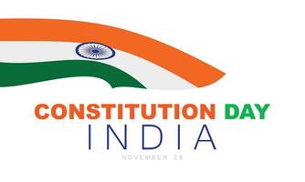 grondwet dag Indië. achtergrond, banier, kaart, poster, sjabloon. vector illustratie.