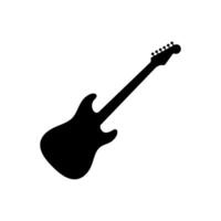 elektrisch gitaar icoon vector ontwerp Sjablonen gemakkelijk en modern