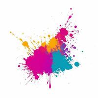 kleurrijk inkt spatten, vector illustratie