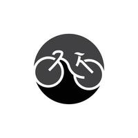 fiets logo, gemakkelijk minimalistische ontwerp, sport vervoer vector, illustratie silhouet sjabloon vector