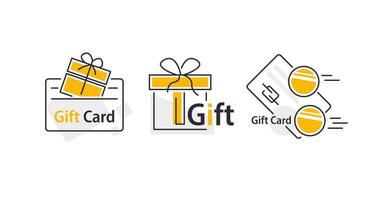 geschenk kaart, loyaliteit programma, meer korting, voordelen begrip, verdienen punten, inwisselen Cadeau doos vector