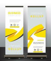 zakelijke oprollen banners vector