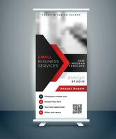 zakelijke roll-up banner vector